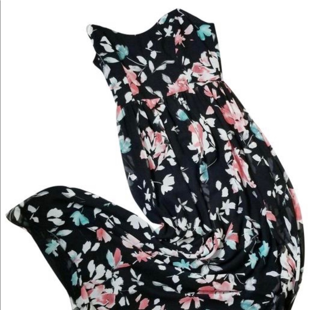Dress the Population Chiffon Maxi Dress